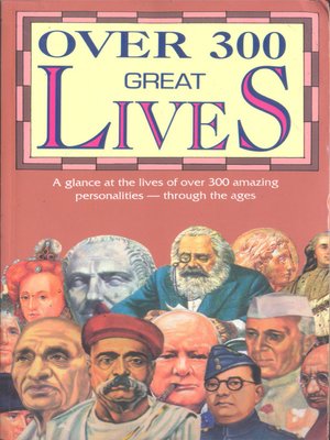 cover image of Over 300 Great Lives
